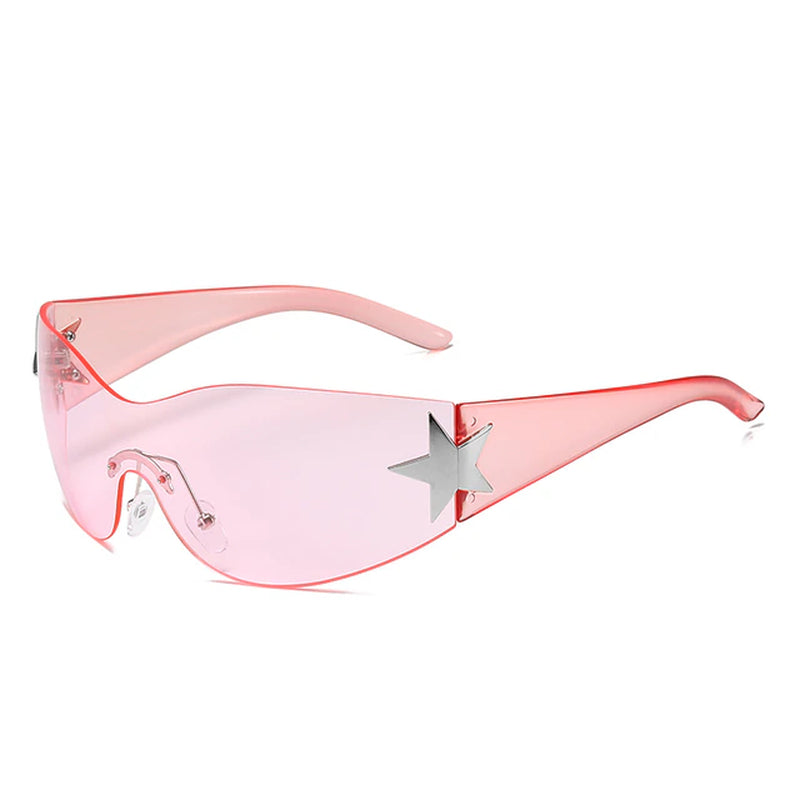 Y2K Rinestones Hearts Sunglasses 