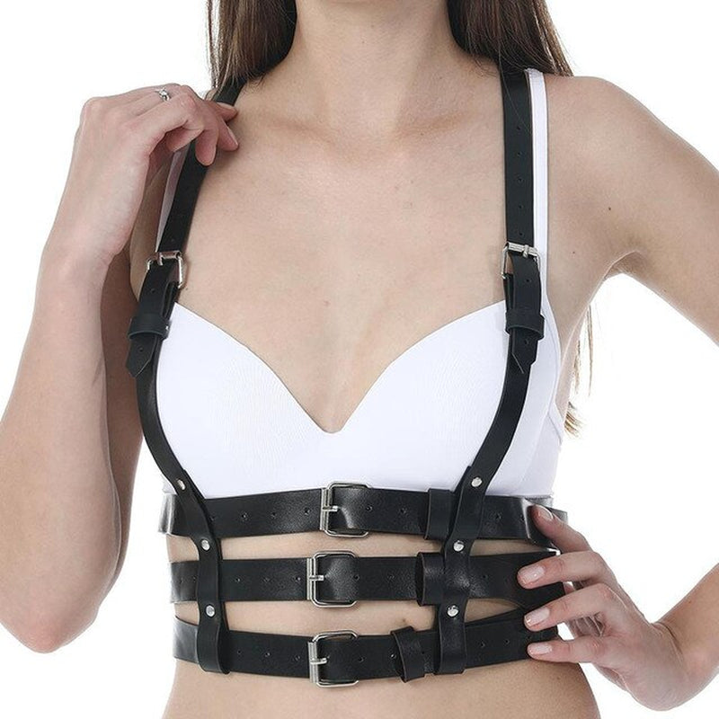 Faux Leather Quality Adjustable Harness - Multiple Designs