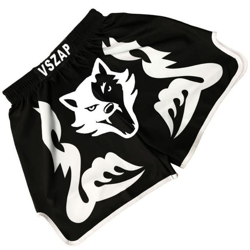 Wolf tribal Muay Thai Shorts