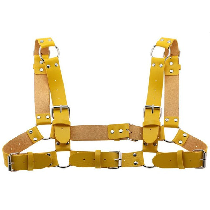 Shoulders And Chest Leather Harness