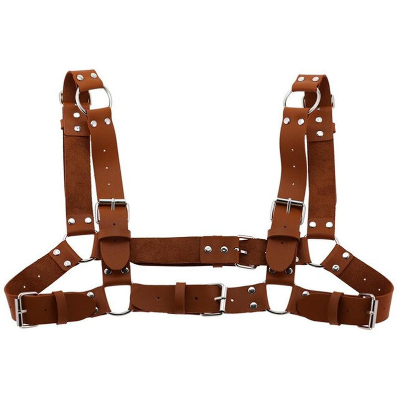 Shoulders And Chest Leather Harness