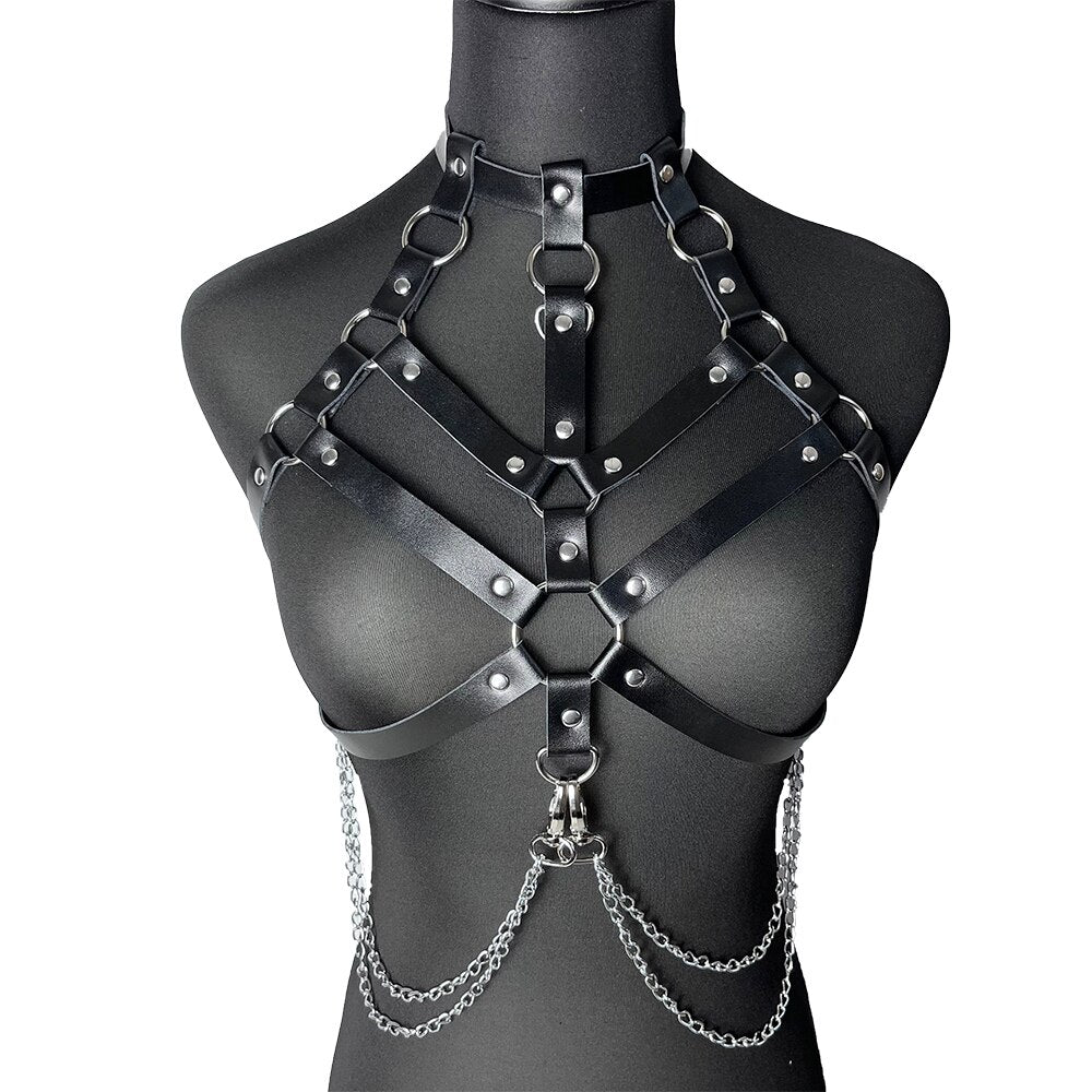 Vegan Leather Premium Quality Harness - Multiple Designs