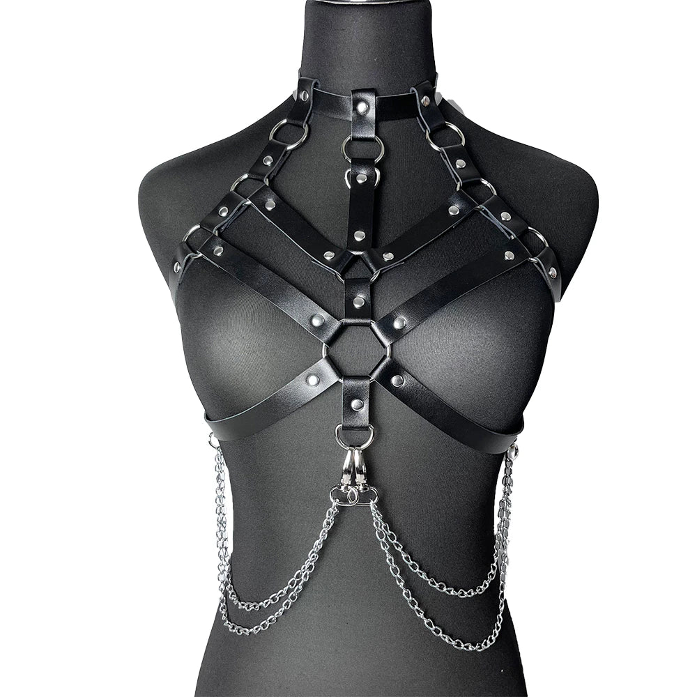 Vegan Leather Premium Quality Harness - Multiple Designs