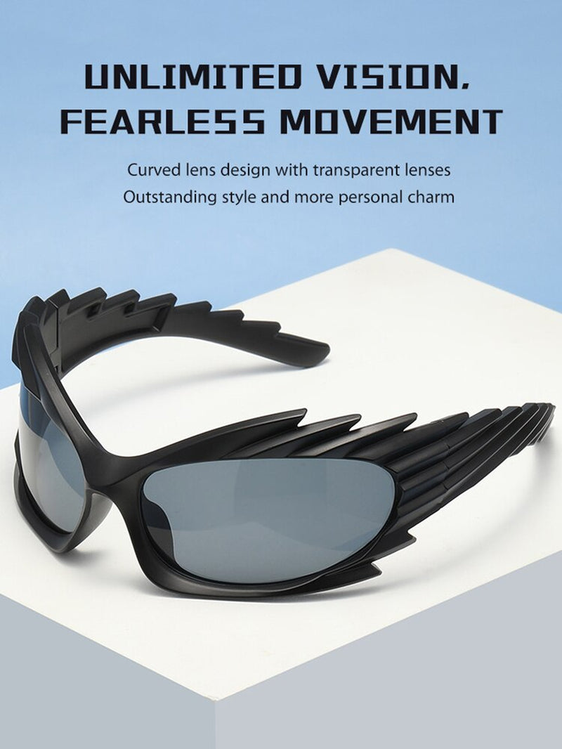 Spikes Rave Sunglasses - Multiple Colors