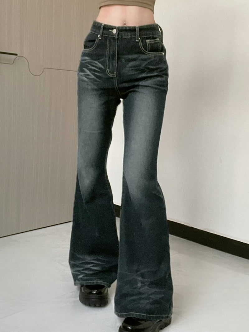 Wide Leg High-Waist Jeans