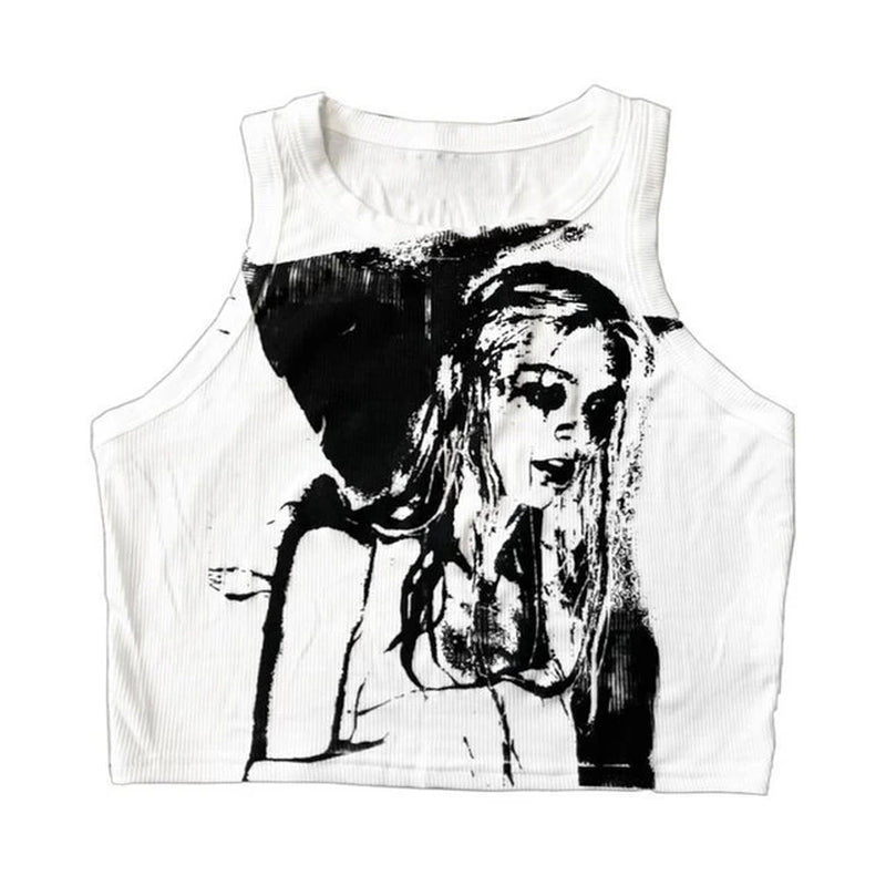 Grunge Print Tank Top - Multiple Designs