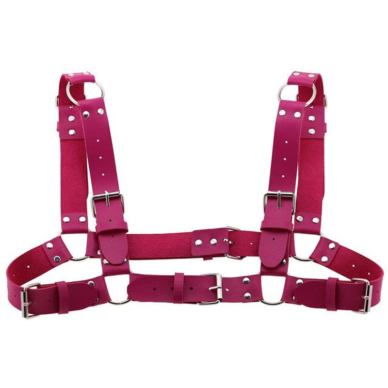 Shoulders And Chest Leather Harness