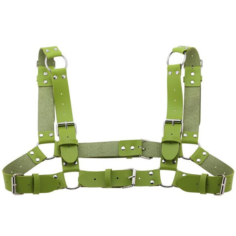 Shoulders And Chest Leather Harness