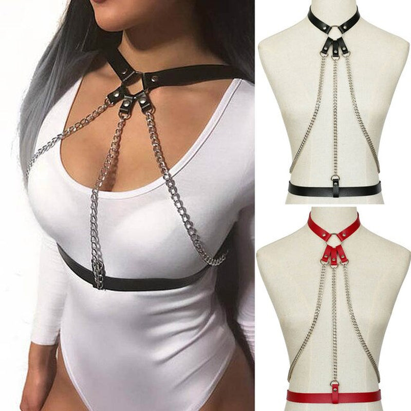 Faux Leather Quality Adjustable Harness - Multiple Designs