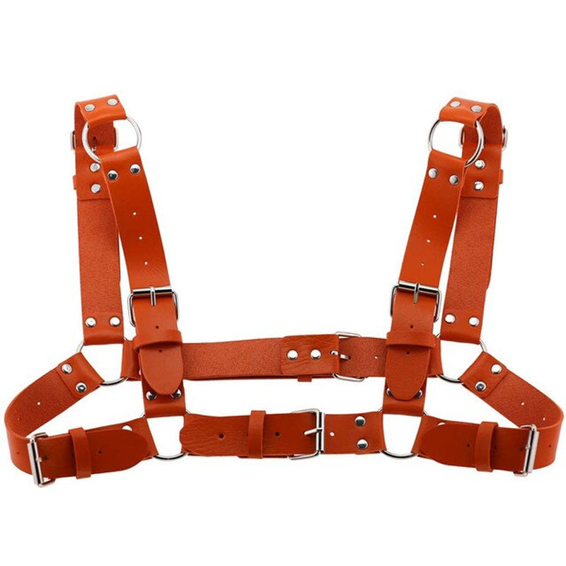 Shoulders And Chest Leather Harness