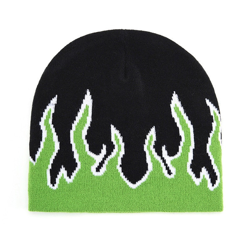 Colors Flames Beanie Hat