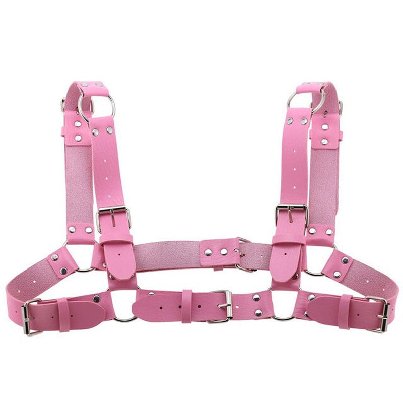 Shoulders And Chest Leather Harness