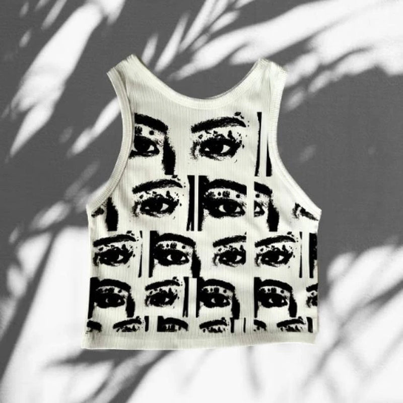 Grunge Print Tank Top - Multiple Designs