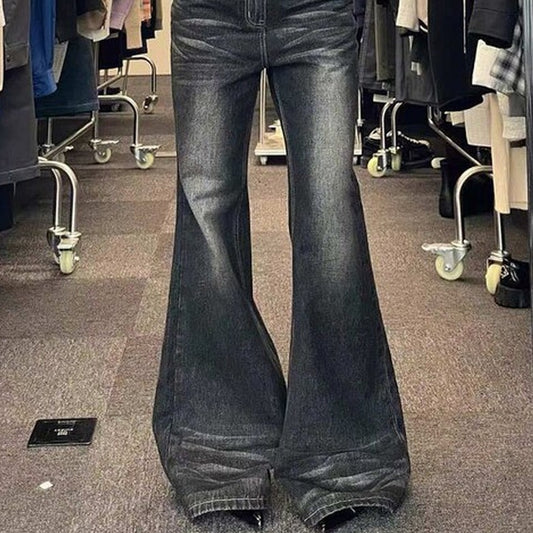 Wide Leg High-Waist Jeans