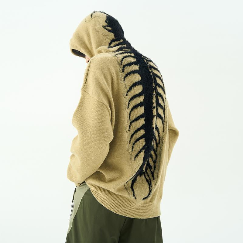 Tribal Centipede Zipper Hoodie