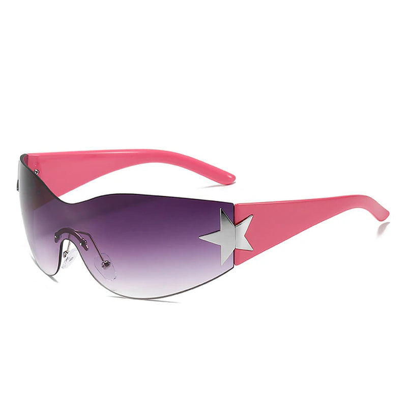 Y2K Rinestones Hearts Sunglasses 