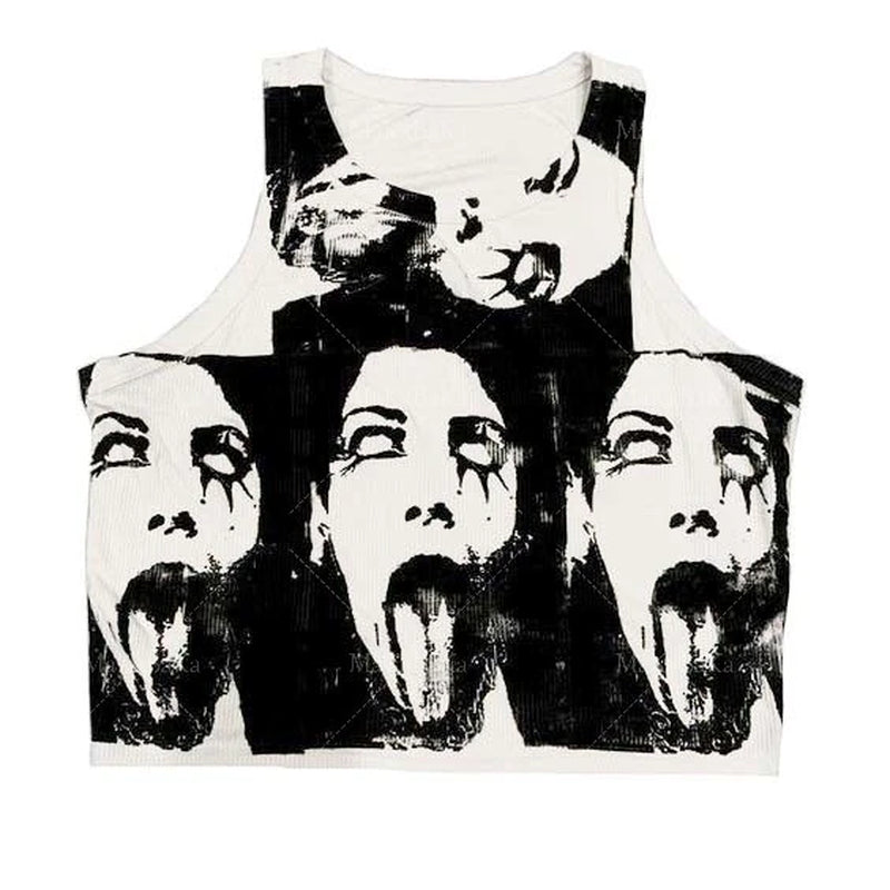 Grunge Print Tank Top - Multiple Designs