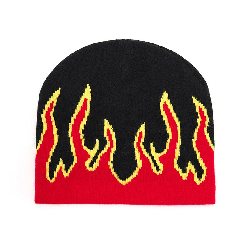 Colors Flames Beanie Hat