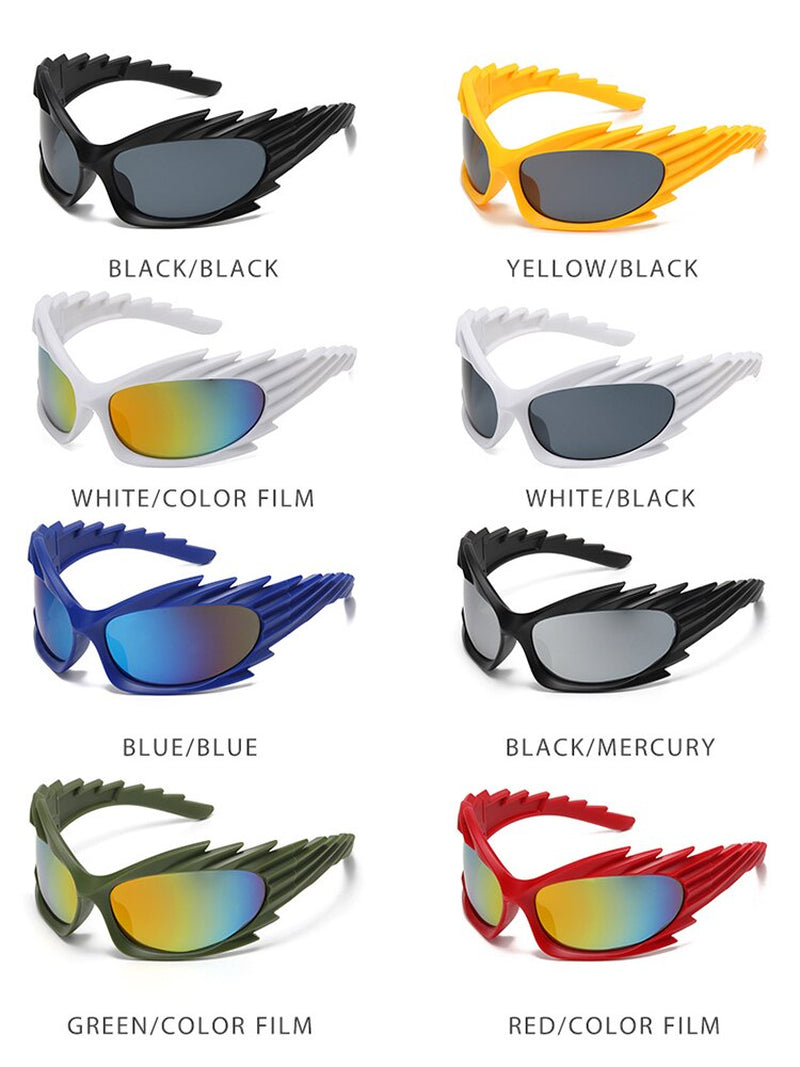 Spikes Rave Sunglasses - Multiple Colors