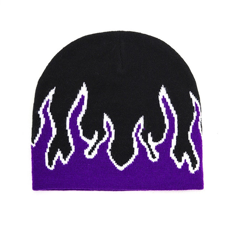 Colors Flames Beanie Hat