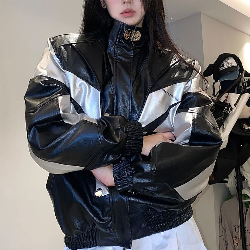 Ride The Lightning Faux Leather Motorcycle Jacket