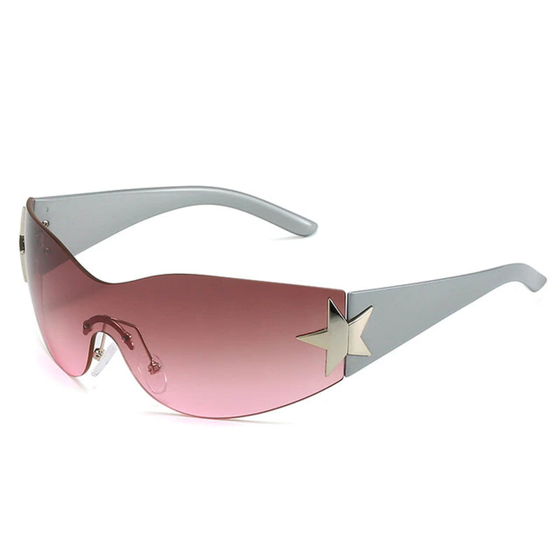 Y2K Rinestones Hearts Sunglasses 