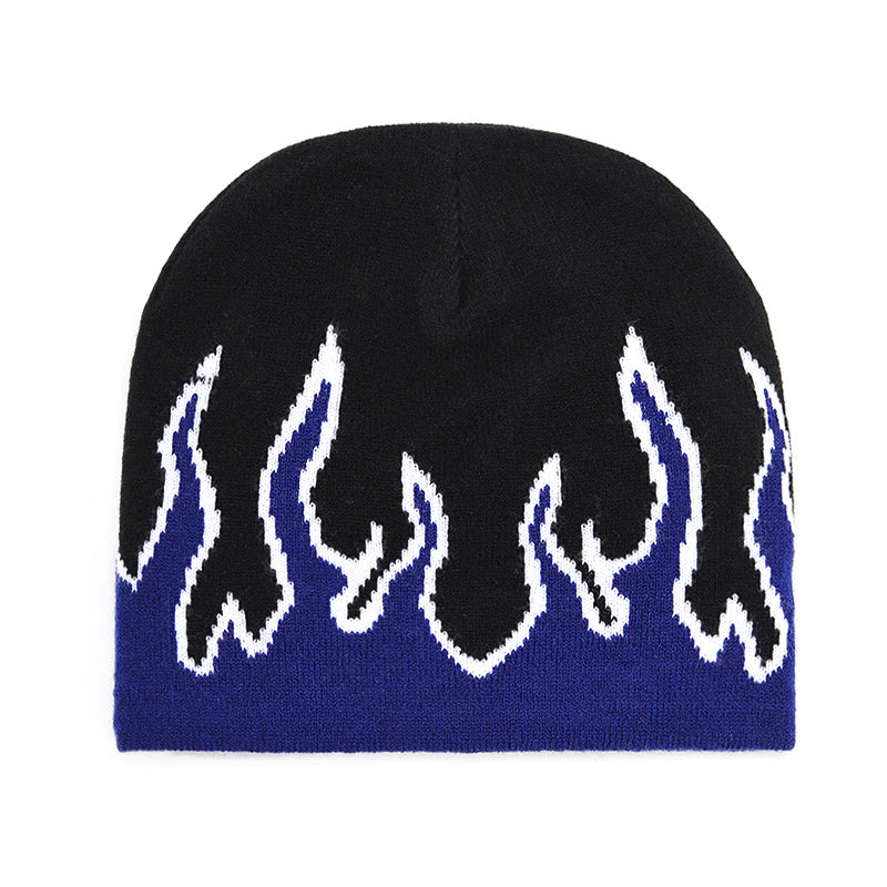 Colors Flames Beanie Hat