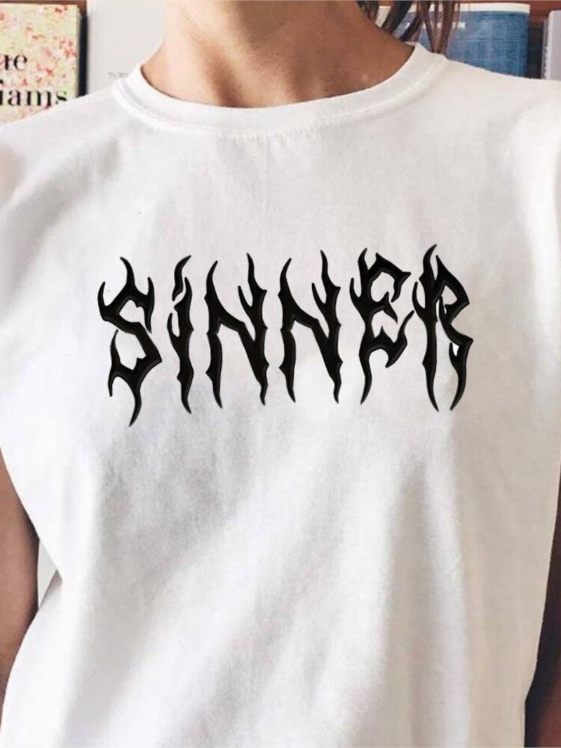 Sinner Print T-Shirt