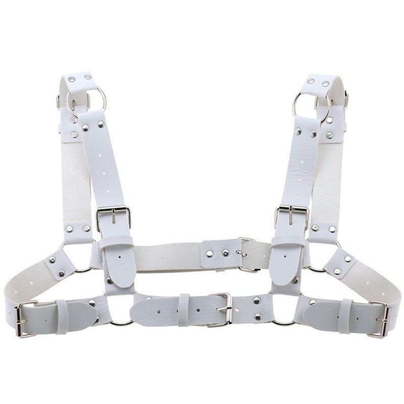 Shoulders And Chest Leather Harness