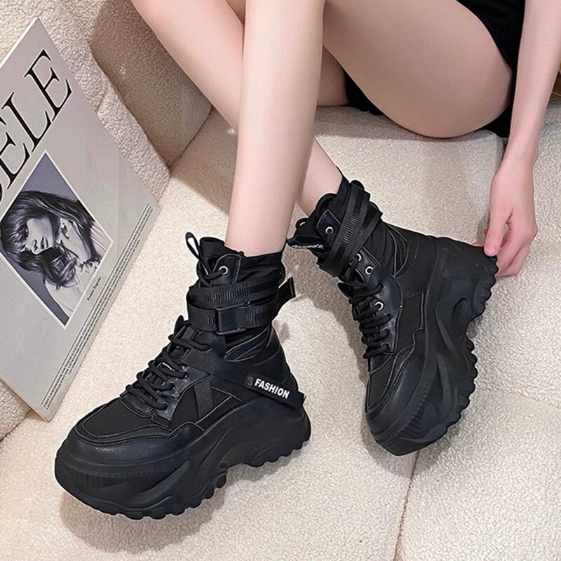 Chunky Platform High Boots